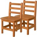 Wood Designs ‚Ñ¢ 13" Seat Height Hardwood Chair, Carton of Two WD81302